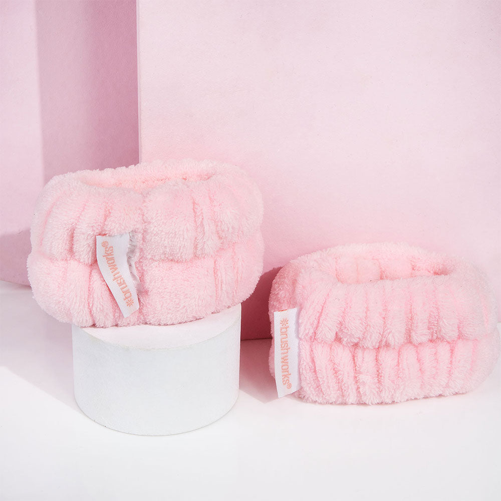 Manchettes de Poignets Absorbantes (Roses)
