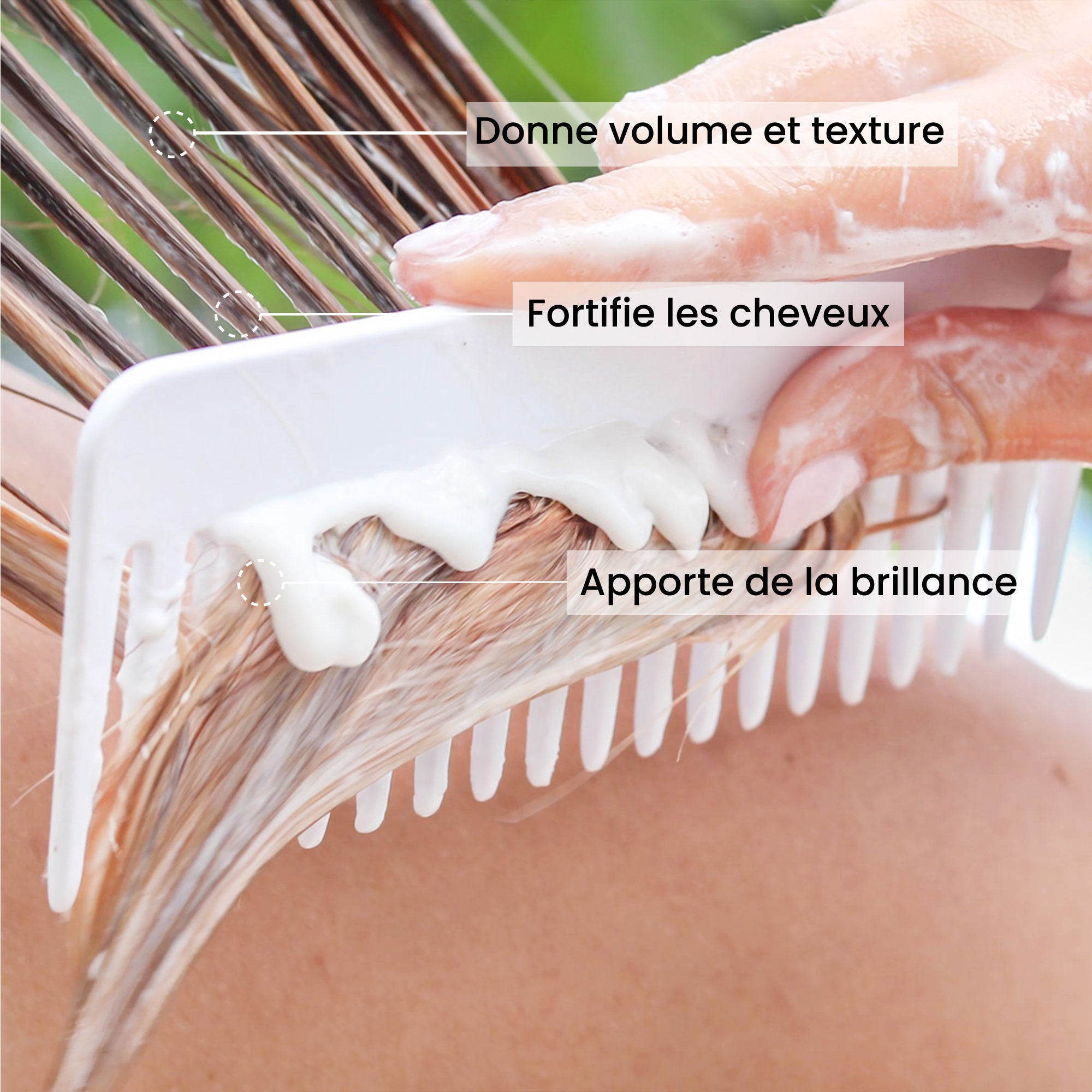 Masque Cheveux 3-en-1 Fortifiant et Démêlant