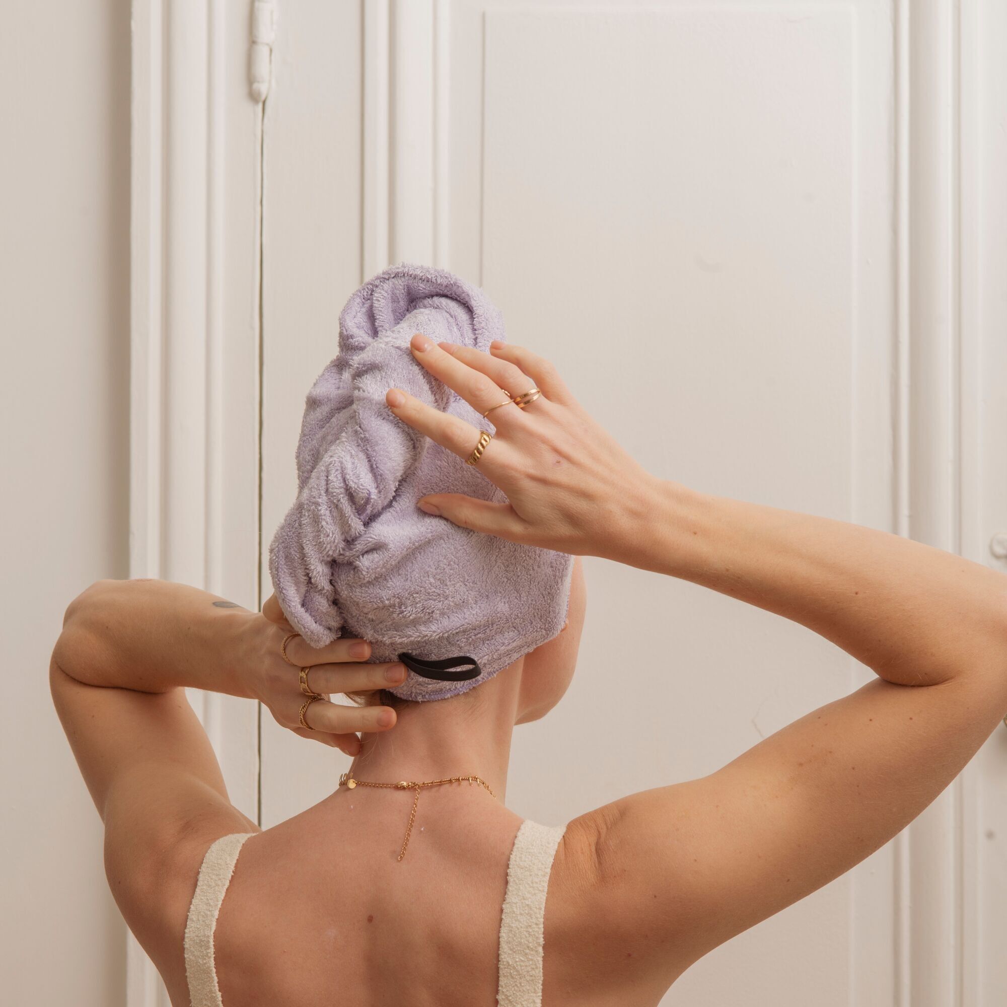 Serviette Cheveux - Éponge de Bambou