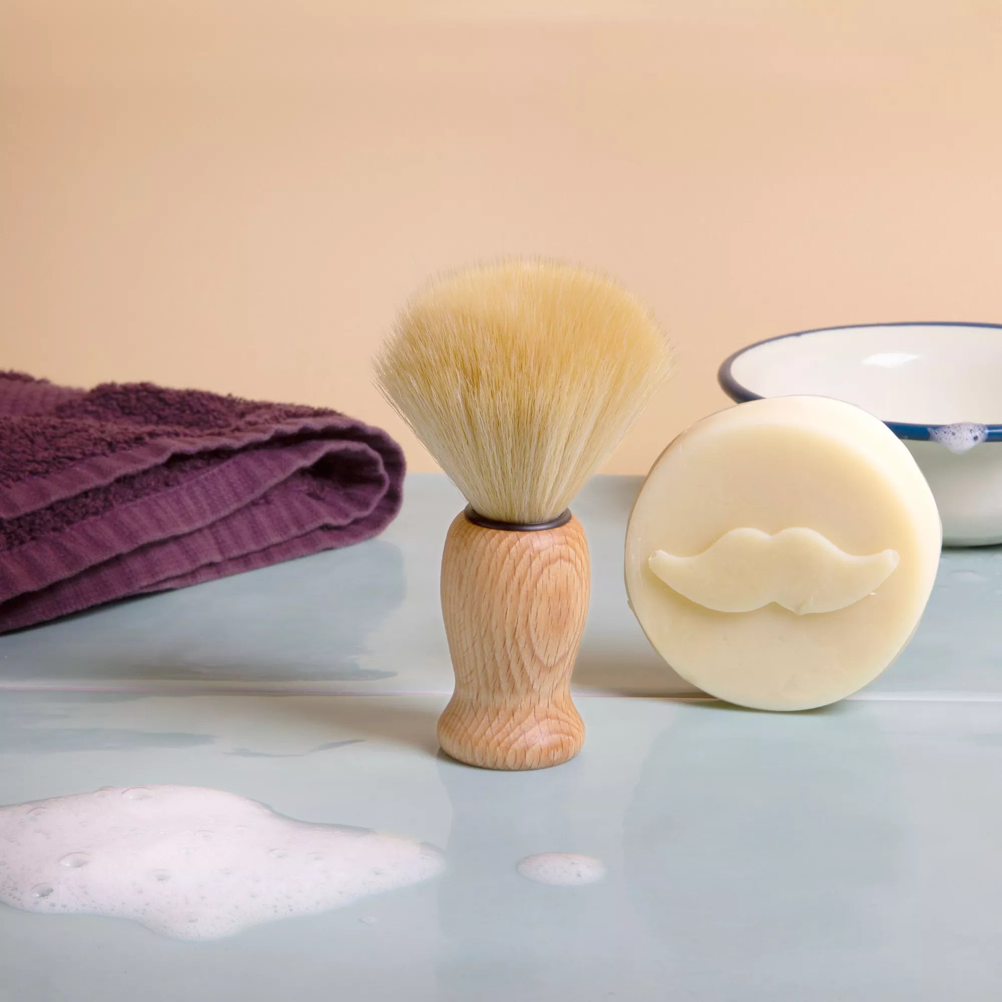 Blaireau Hêtre en Fibres Vegan