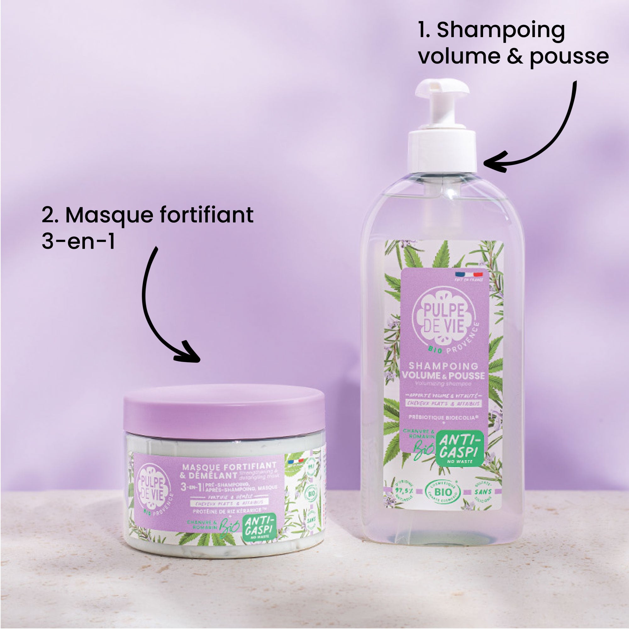 Shampoing Volume et Pousse