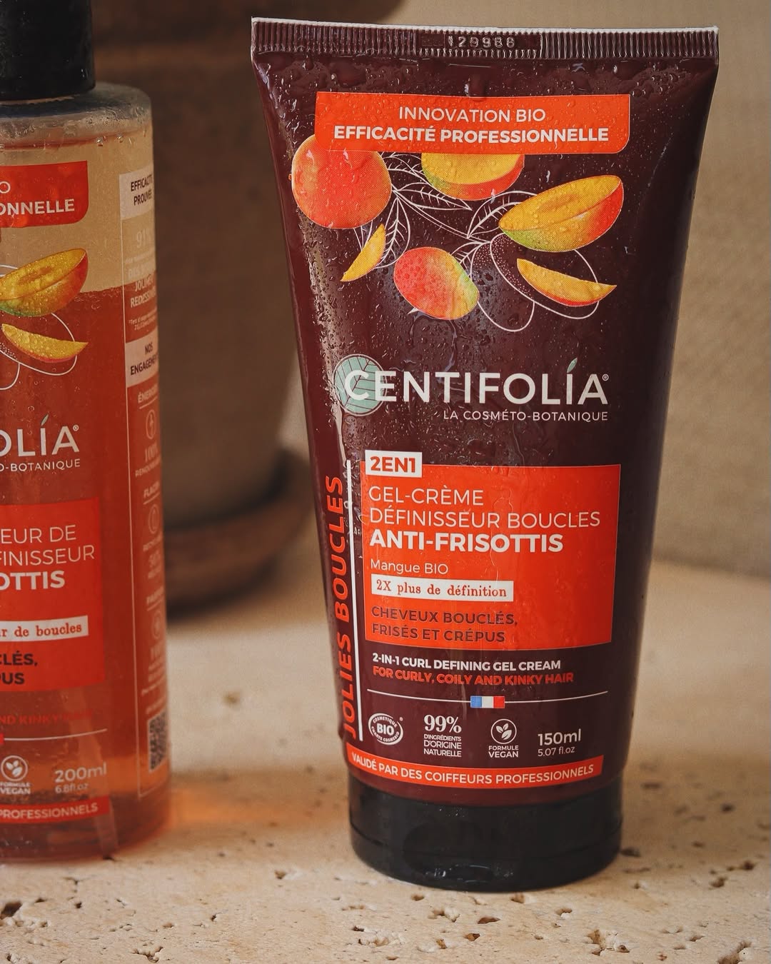 Gel-Crème Définisseur de Boucles 2en1, Anti-Frisottis