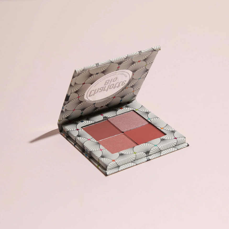 Palette de 4 fards à paupières Bio "GIRLY"
