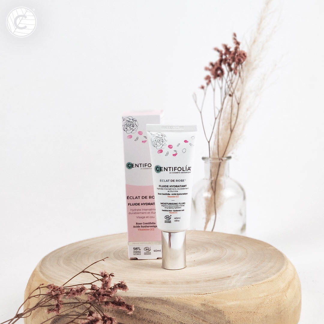 Fluide Hydratant, Éclat de Rose