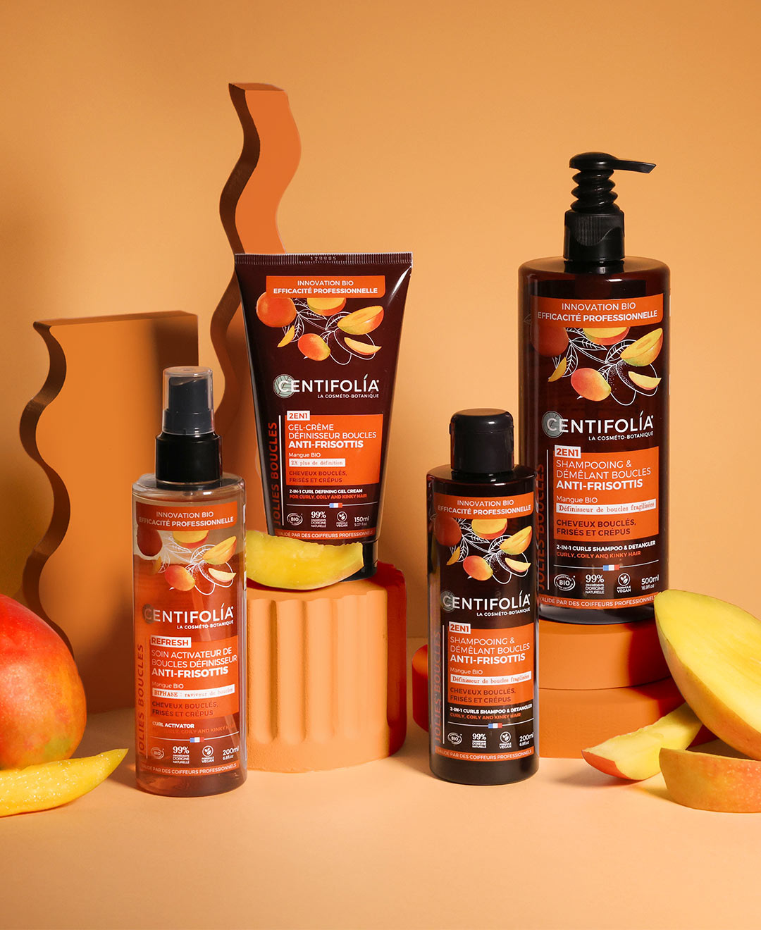 Gel-Crème Définisseur de Boucles 2en1, Anti-Frisottis