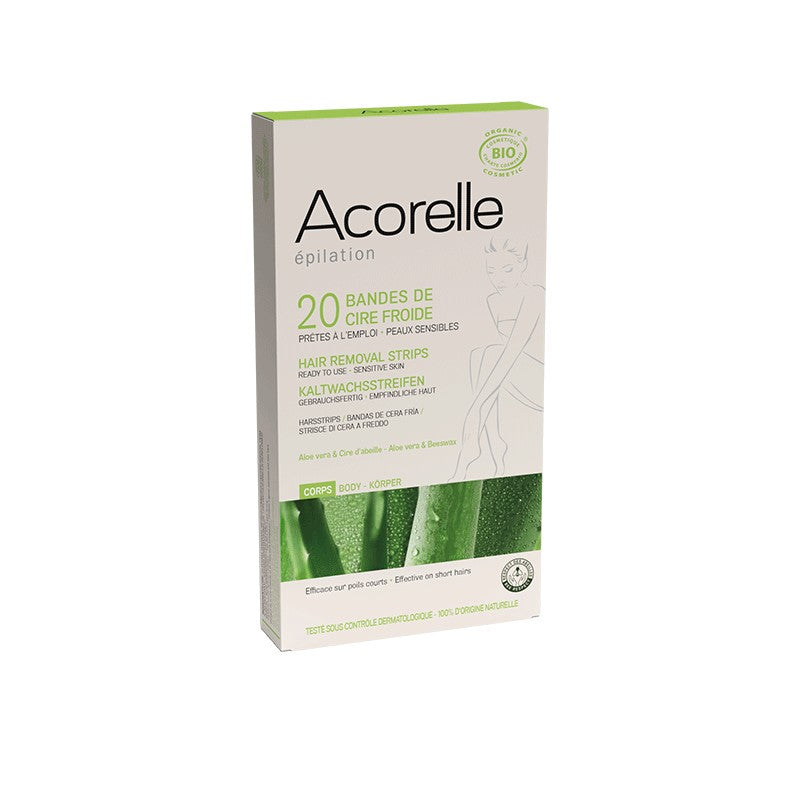 Bandes de Cire Froide Bio - Corps