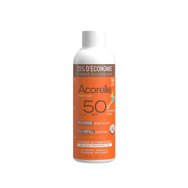 Recharge Spray Solaire Enfants Bio SPF50