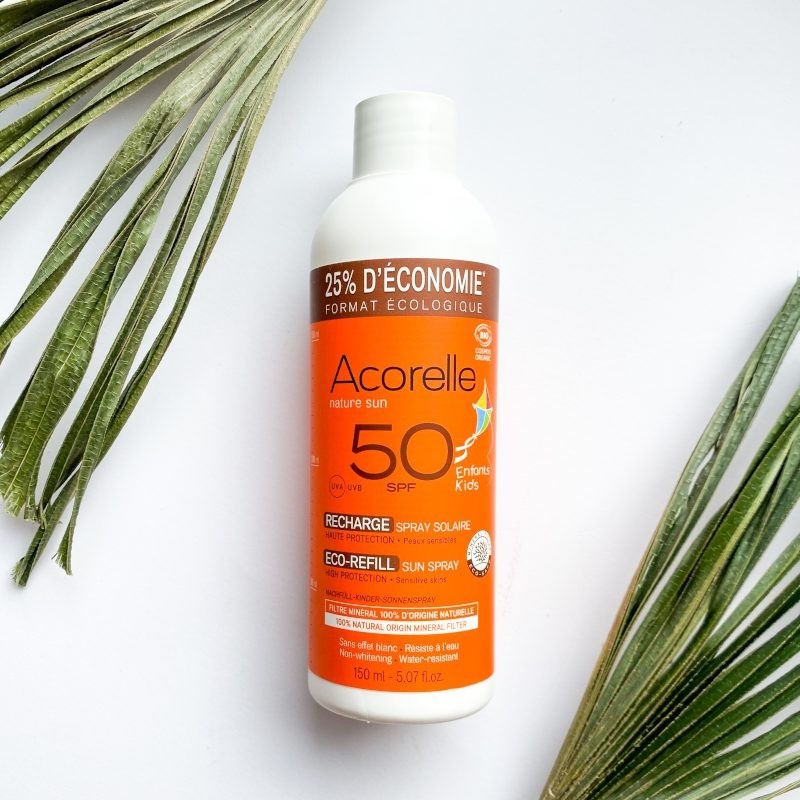 Recharge Spray Solaire Enfants Bio SPF50