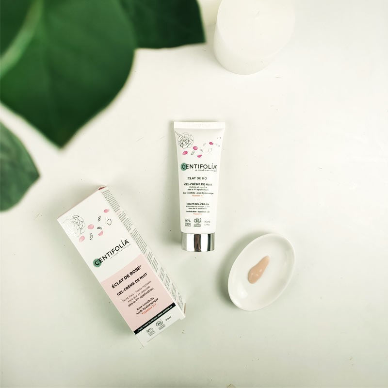 Gel-Crème de Nuit, Éclat de Rose
