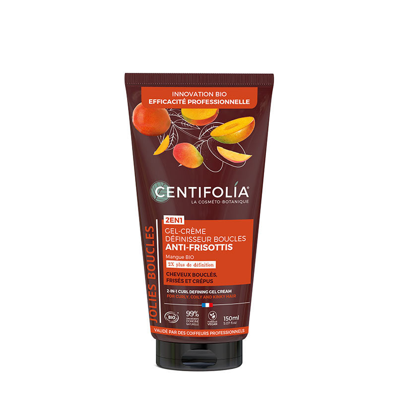 Gel-Crème Définisseur de Boucles 2en1, Anti-Frisottis