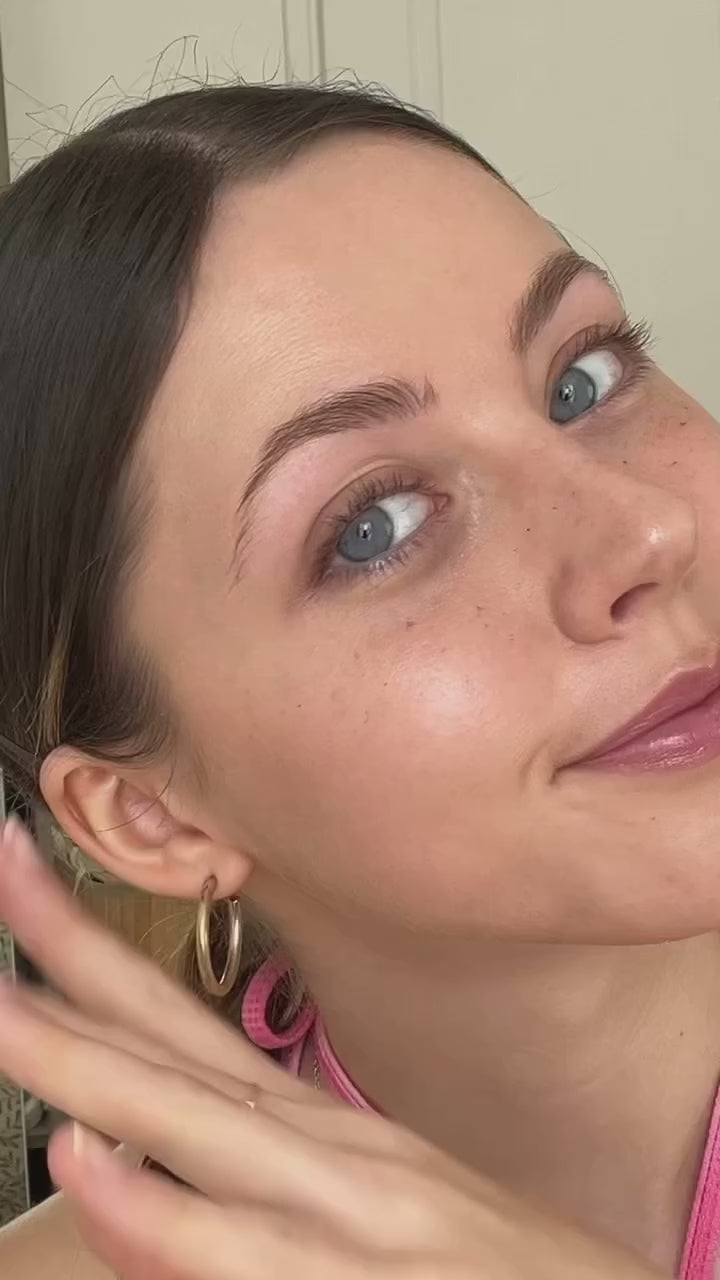 Palette de 4 fards à paupières Bio "GLOSSY GLAM"