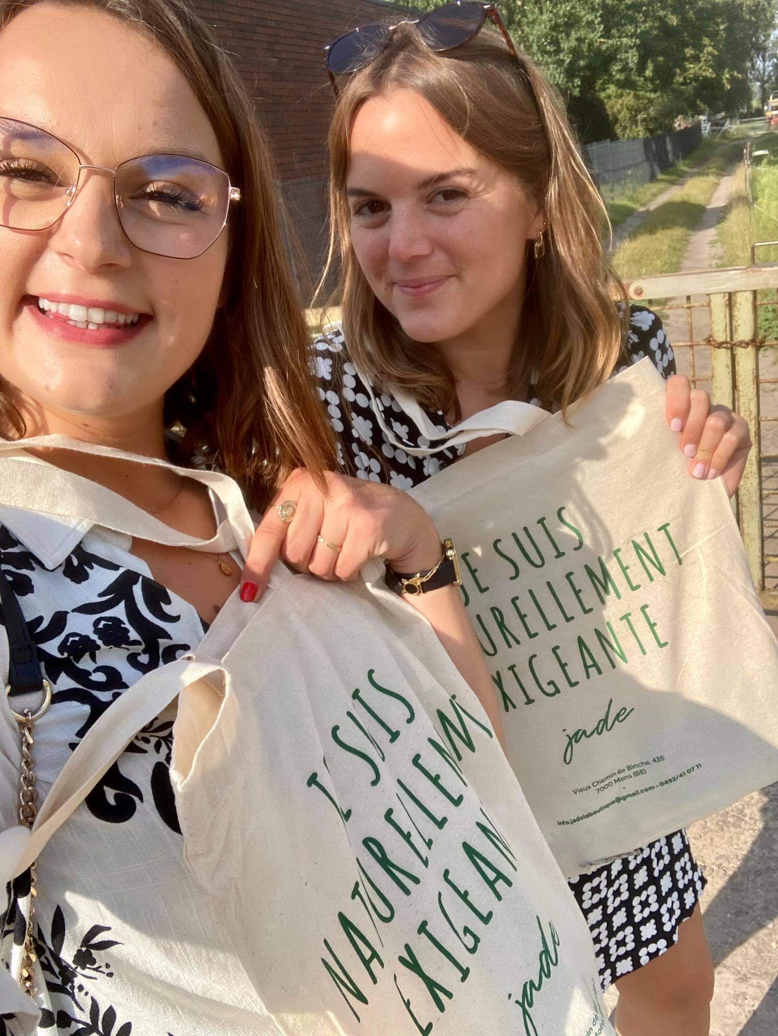 Tote Bag 100% Coton Bio imprimé Jade