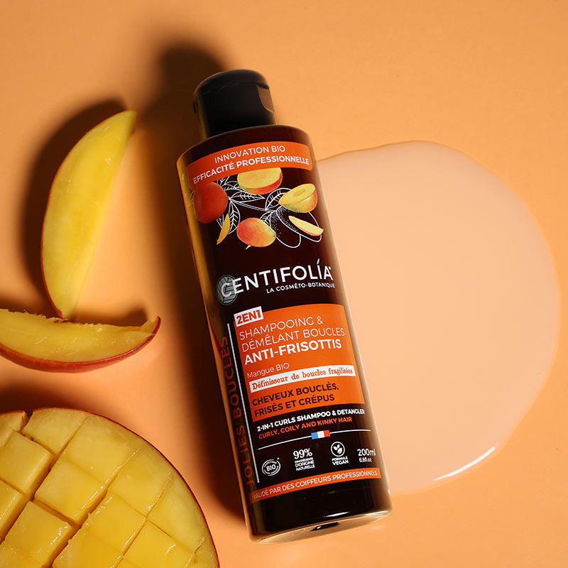 Shampoing et Démêlant Boucles 2en1, Anti-Frisottis