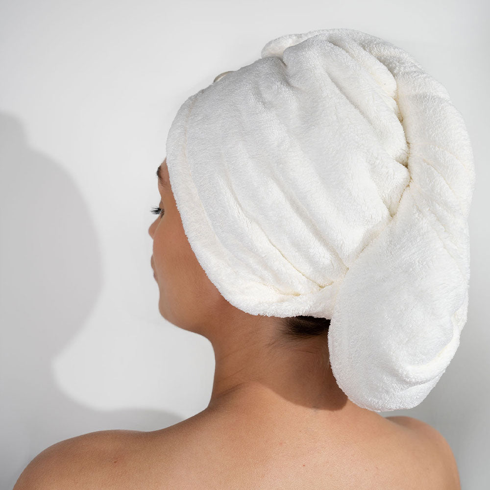 Serviette à Cheveux + 2 Chouchous