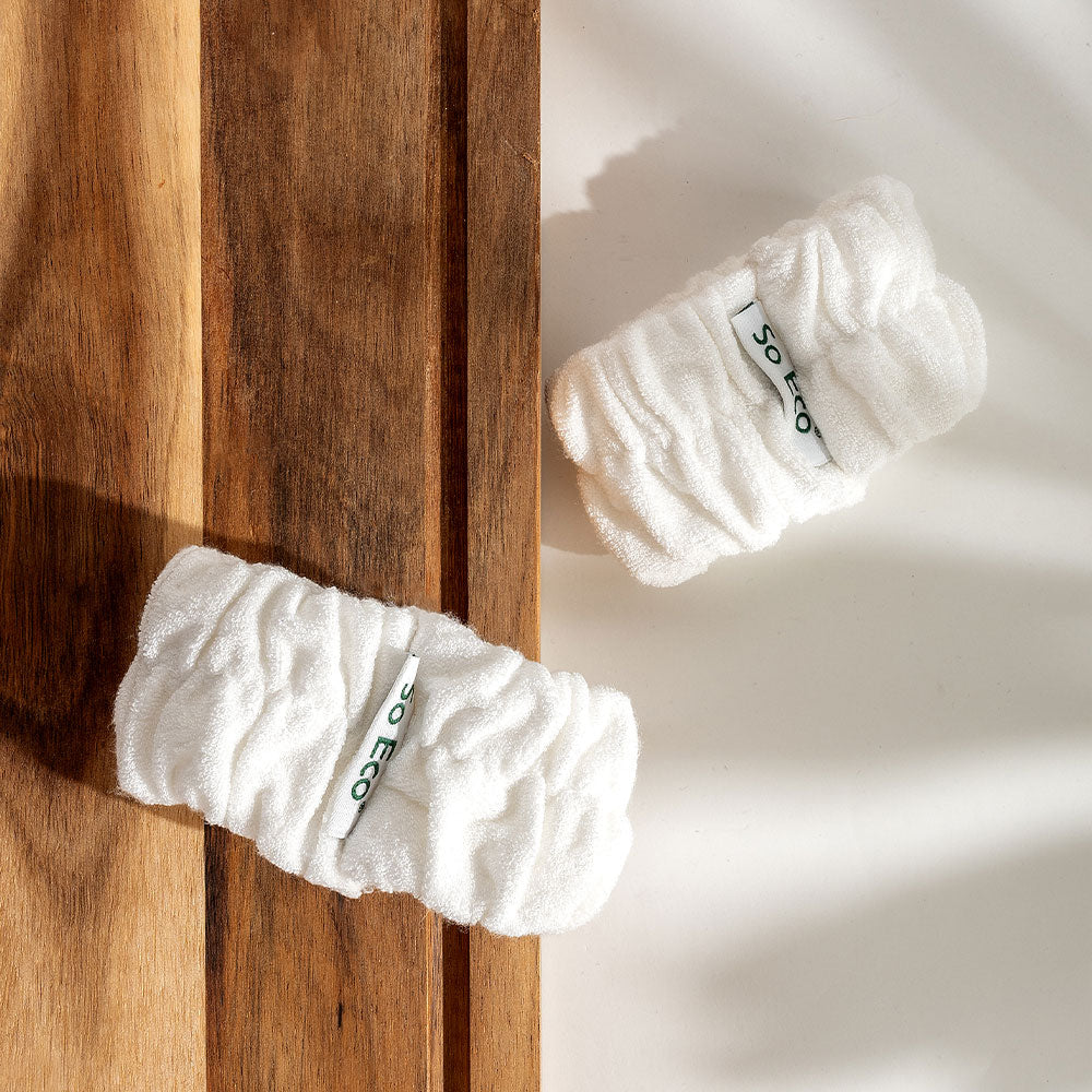Manchettes de Poignets Absorbantes (Blanches)