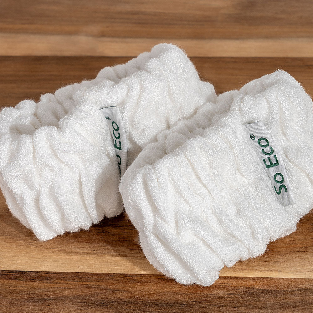 Manchettes de Poignets Absorbantes (Blanches)