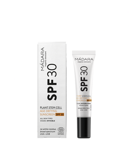 Crème Solaire Visage Anti-Âge SPF30