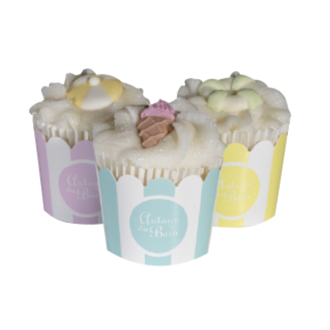 Triple Cupcake de Bain et de Douche