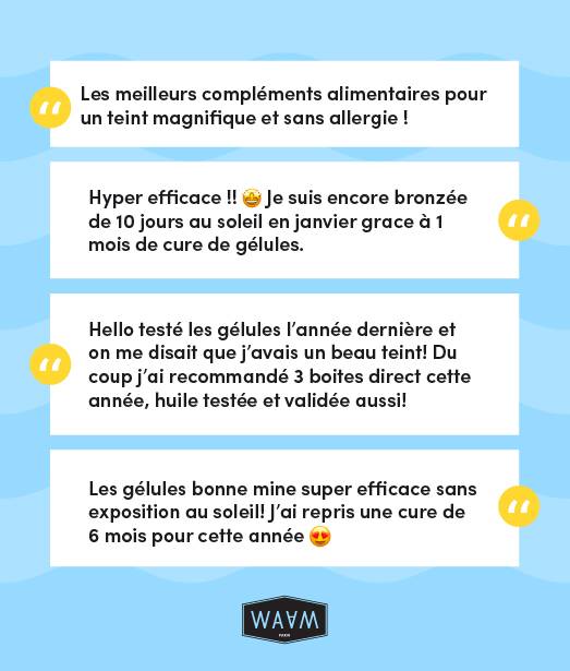Gélules Bronzage WAAAAW!