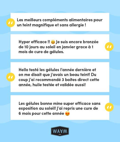 Gélules Bronzage WAAAAW!