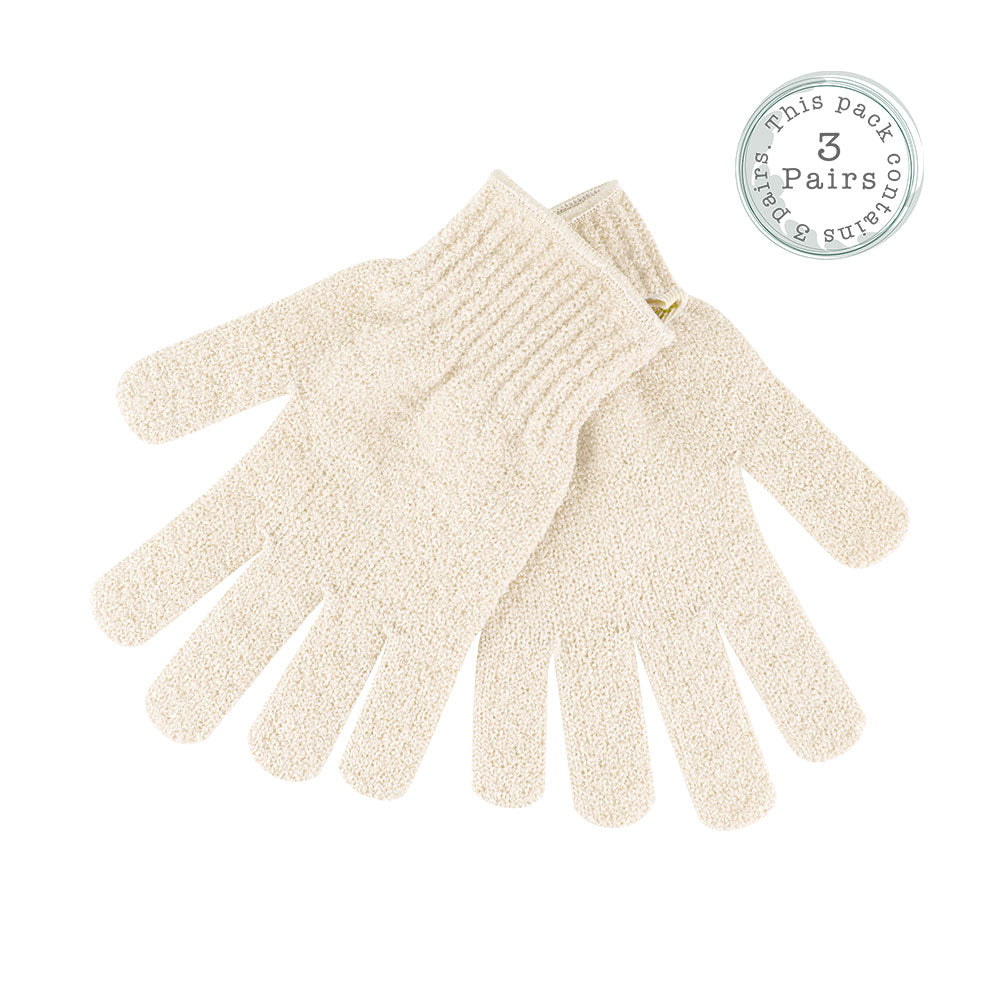Gants Exfoliants (Lot de 3 paires)