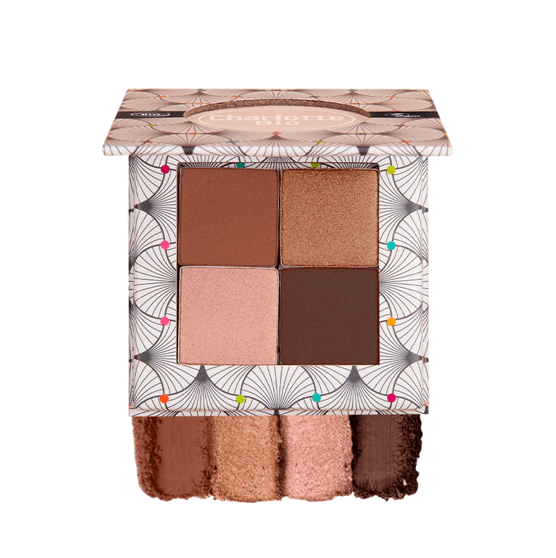 Palette de 4 fards à paupières Bio &quot;NUDE BRUN&quot;