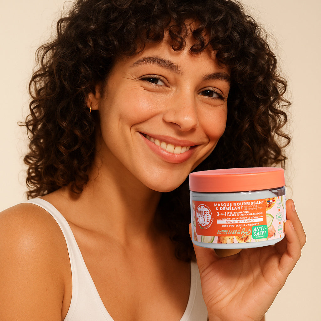 Masque Cheveux 3-en-1 Nourrissant et Démêlant