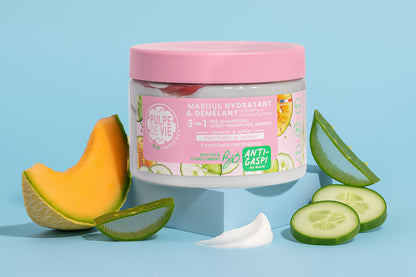 Masque Cheveux 3-en-1 Hydratant et Démêlant