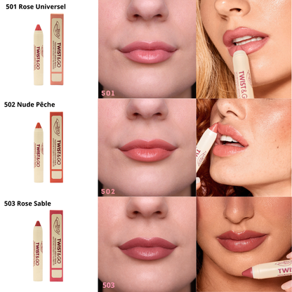 Baume à Lèvres Stick Bio TWIST&amp;GO