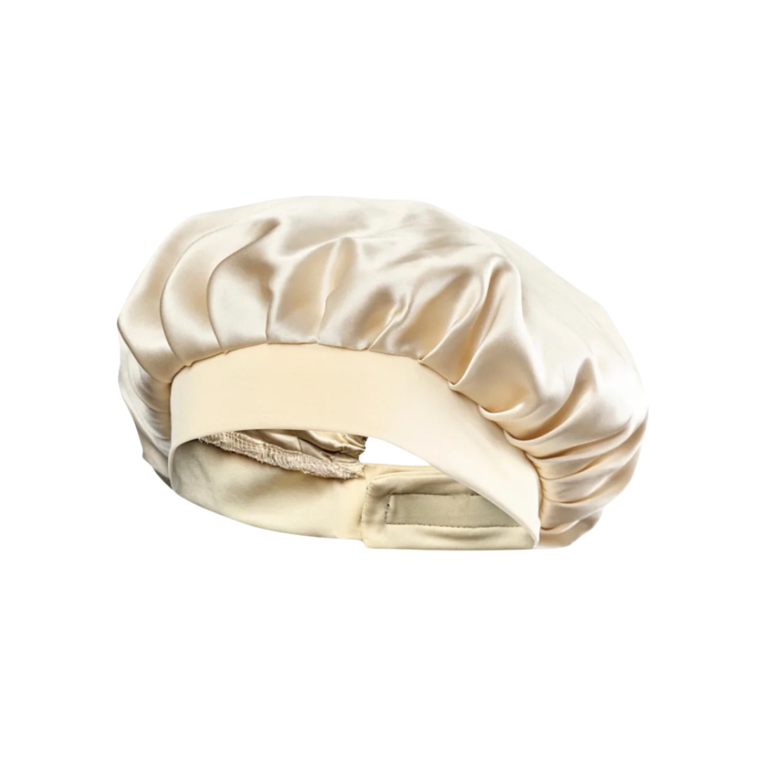 Bonnet de Nuit 100% Pure Soie de Mûrier