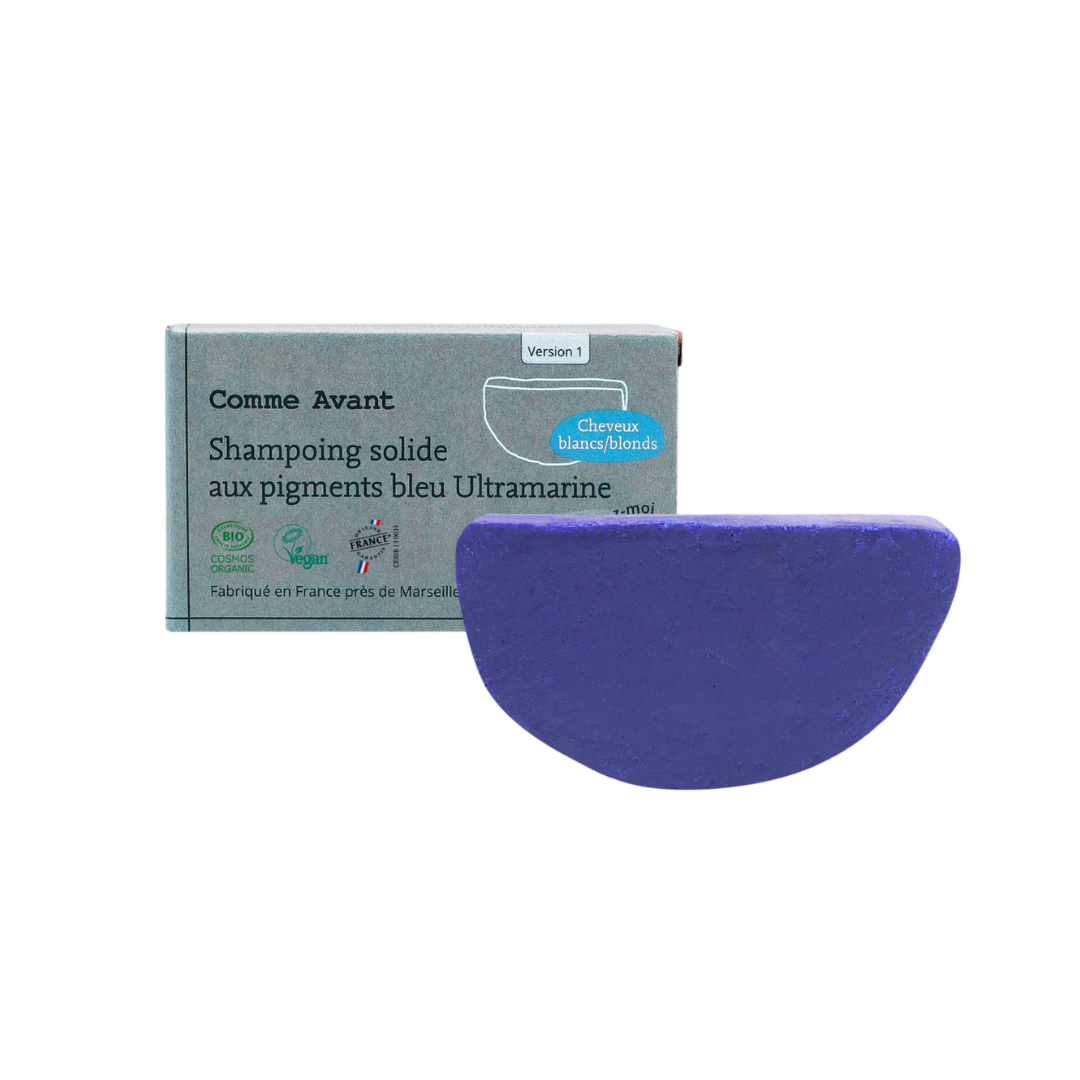 Shampoing Solide aux Pigments Bleu Ultramarine