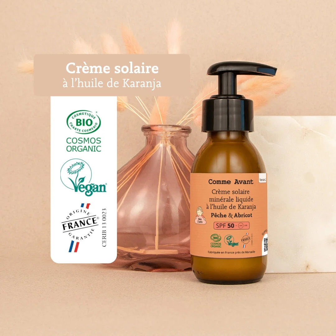Crème Solaire Minérale Liquide SPF50