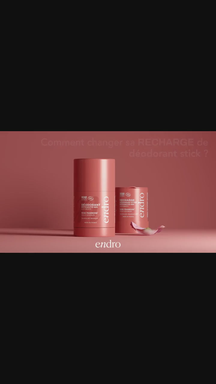 Recharge Déodorant Stick 48h "Rose-Framboise"