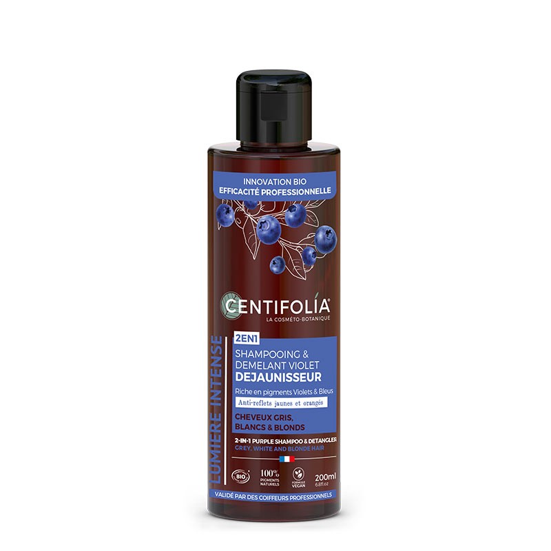 Shampoing et Démêlant Violet Déjaunisseur 2en1
