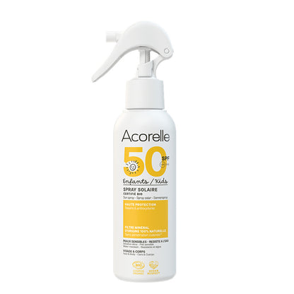 Spray Solaire Enfants Haute Protection Bio SPF50